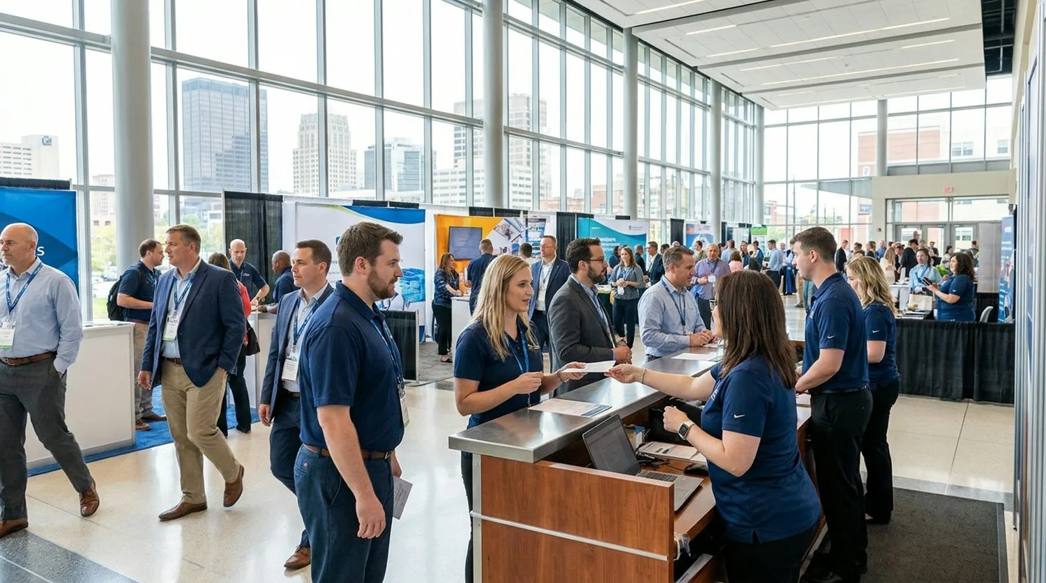 Event staffing and convention setup in Dayton