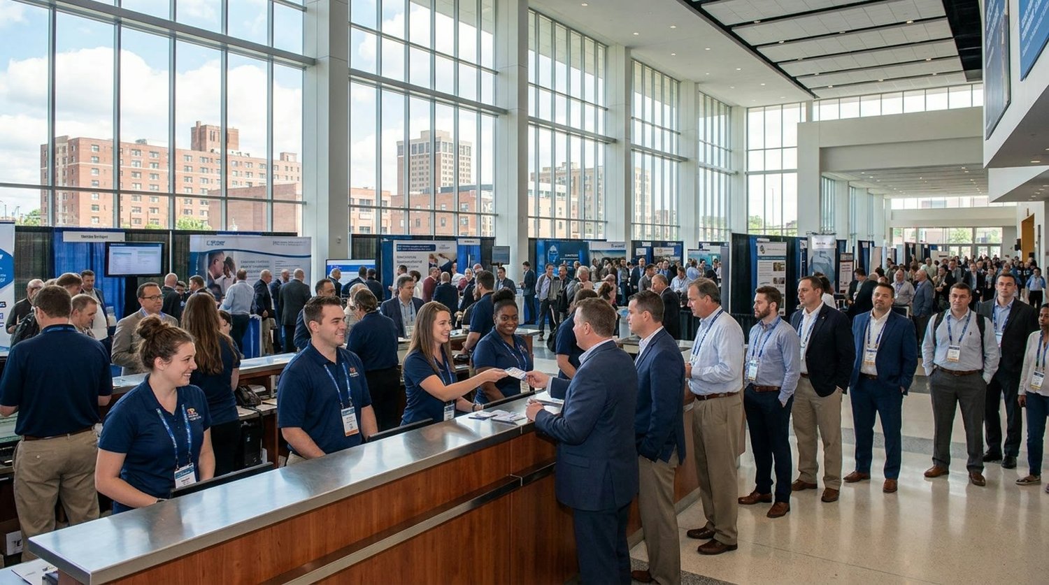 Event staffing and convention setup in Warren