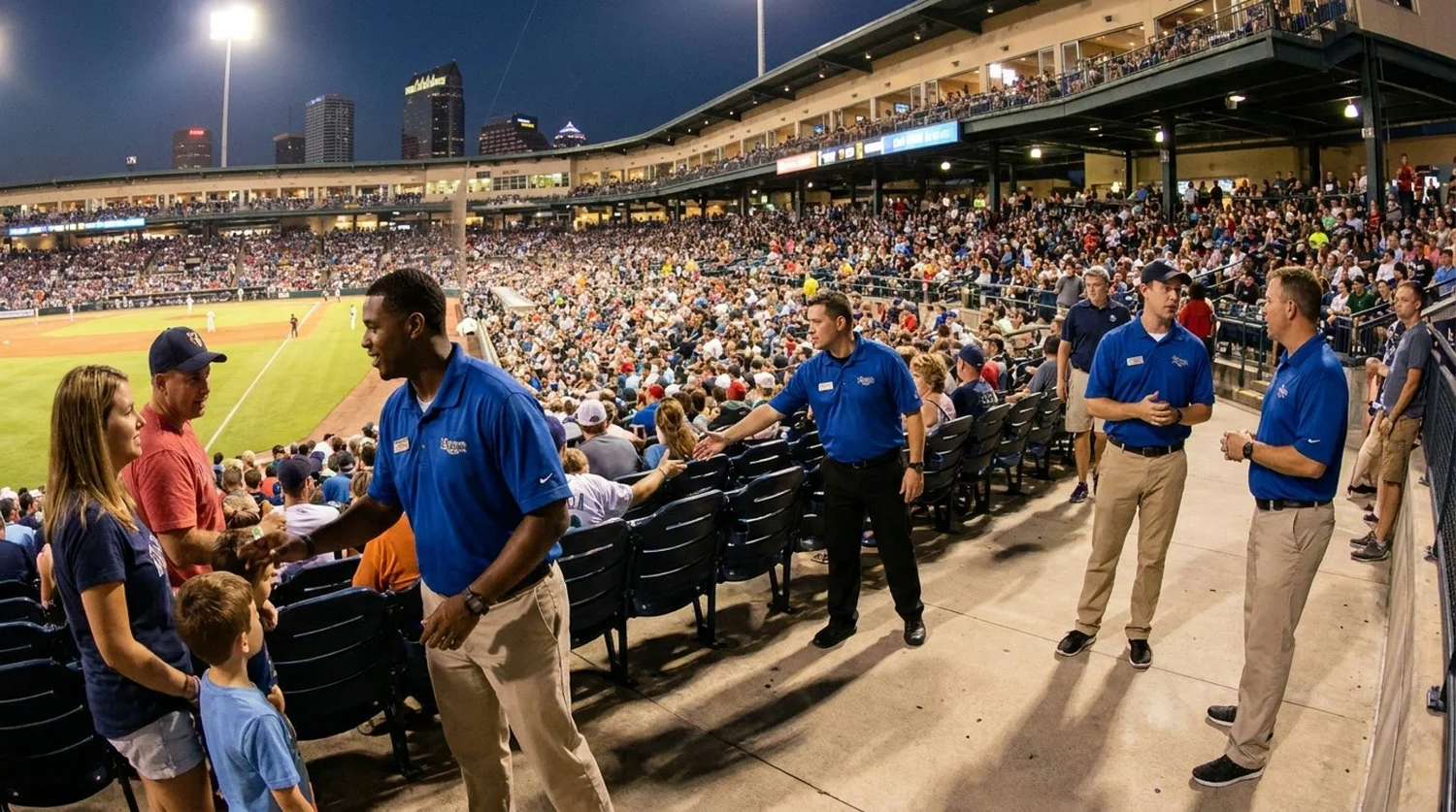 Large event venue requiring professional staffing in Tampa