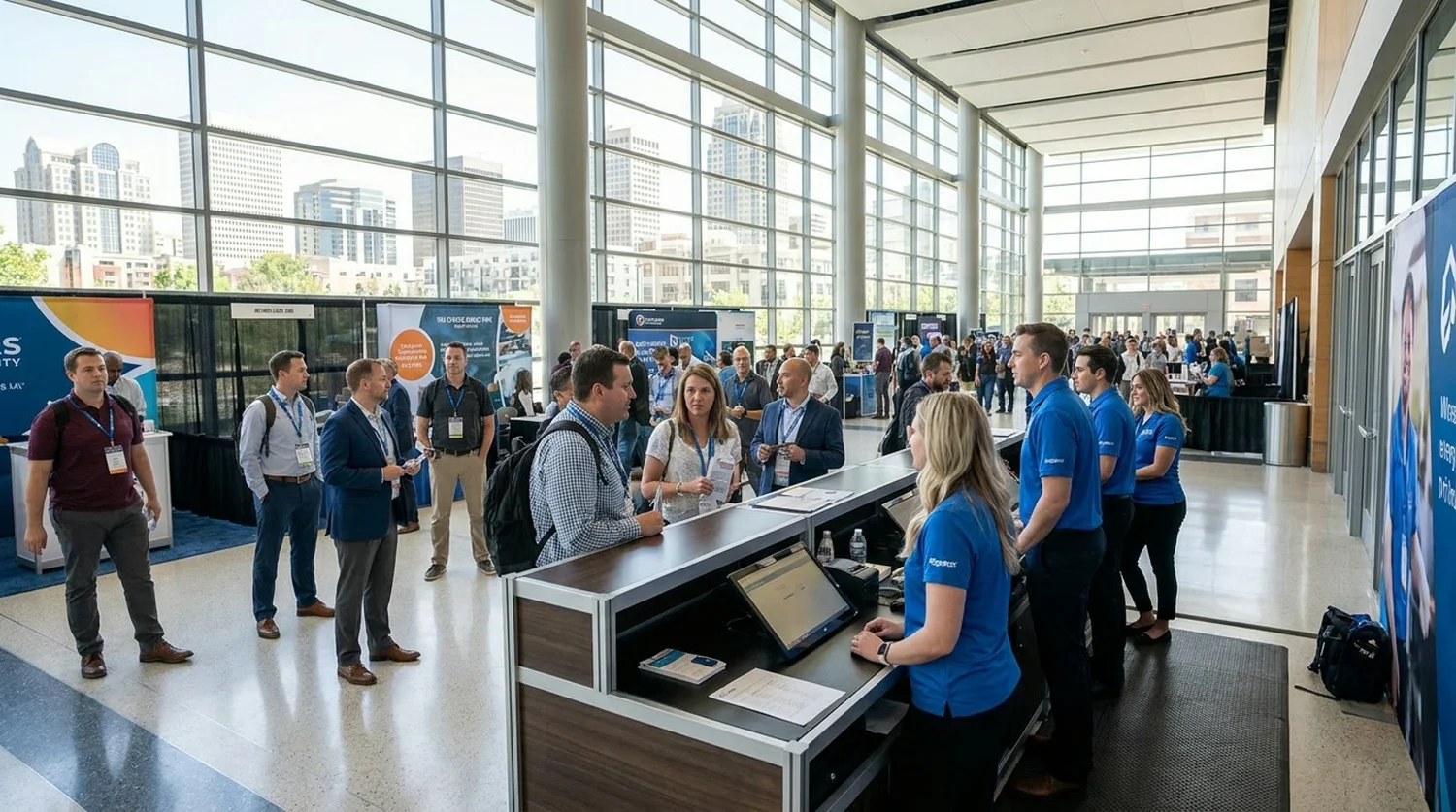 Event staffing and convention setup in Salt Lake City