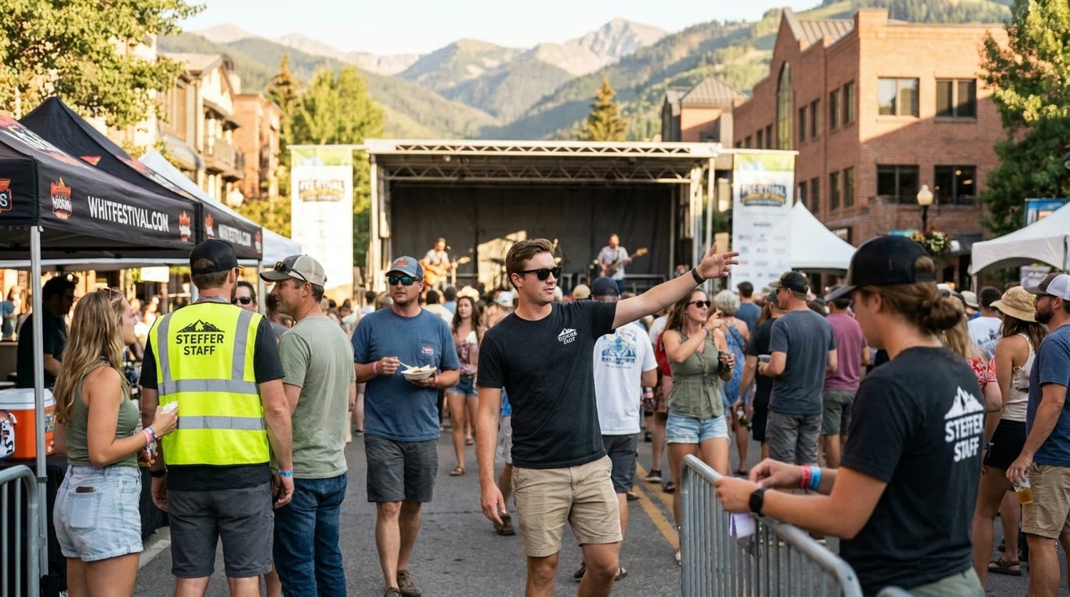 Diverse event types requiring staffing in Vail