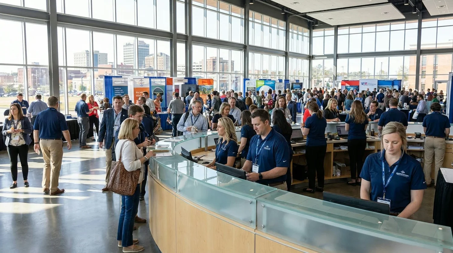 Event staffing and convention setup in Murfreesboro