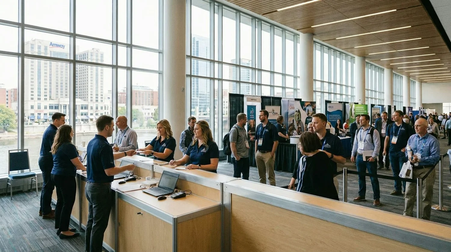 Event staffing and convention setup in Grand Rapids