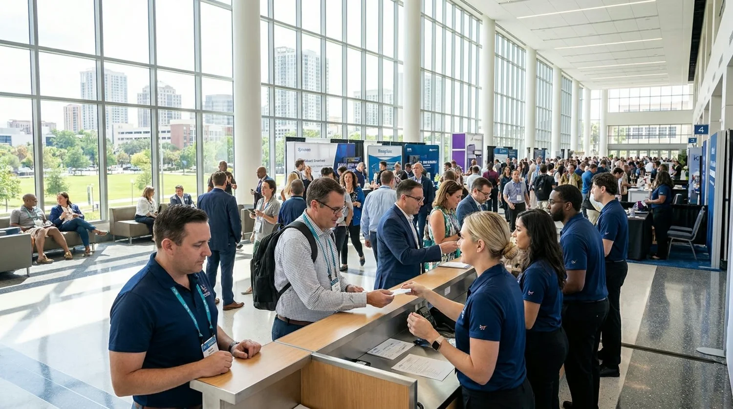 Event staffing and convention setup in Orlando