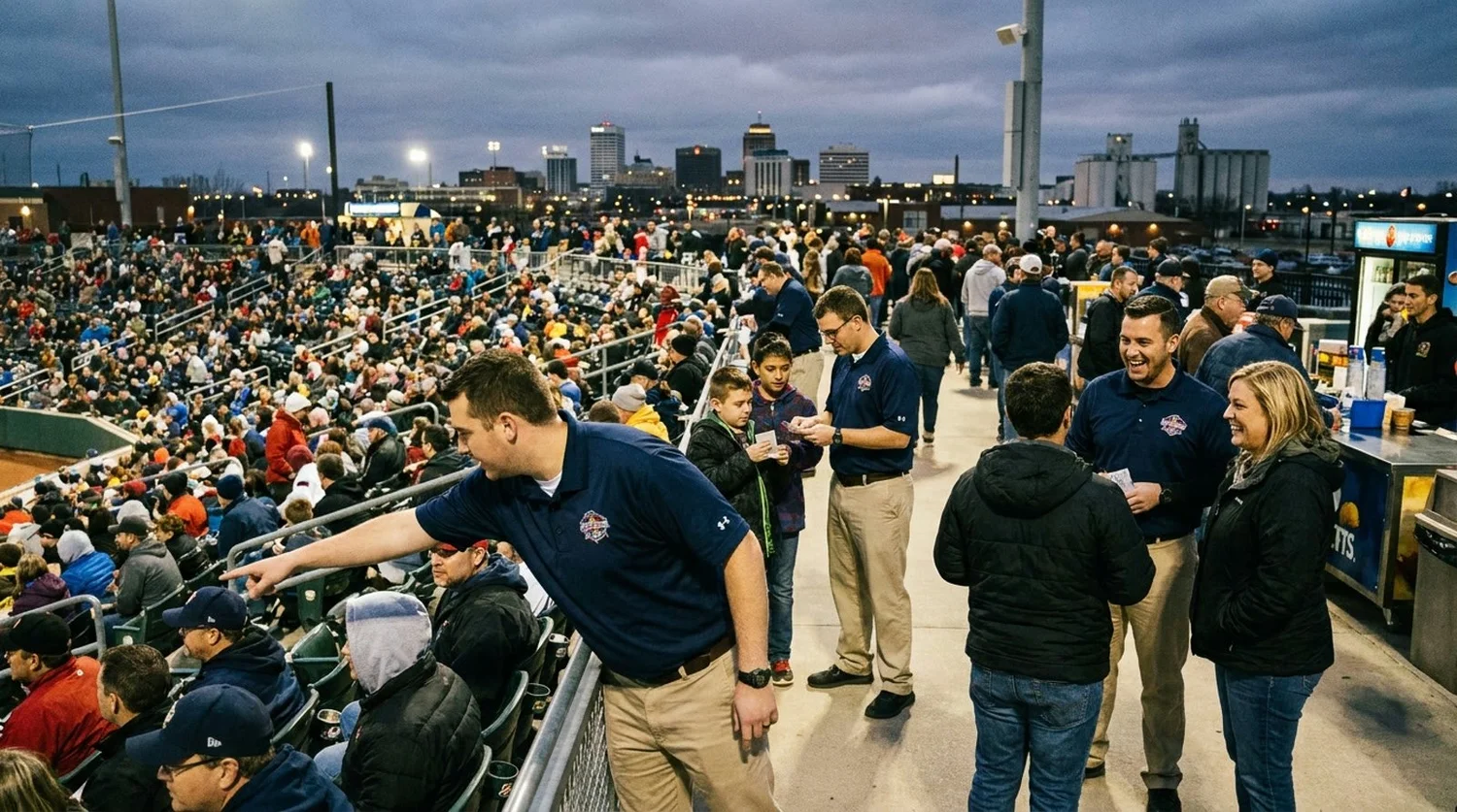 Large event venue requiring professional staffing in Wichita