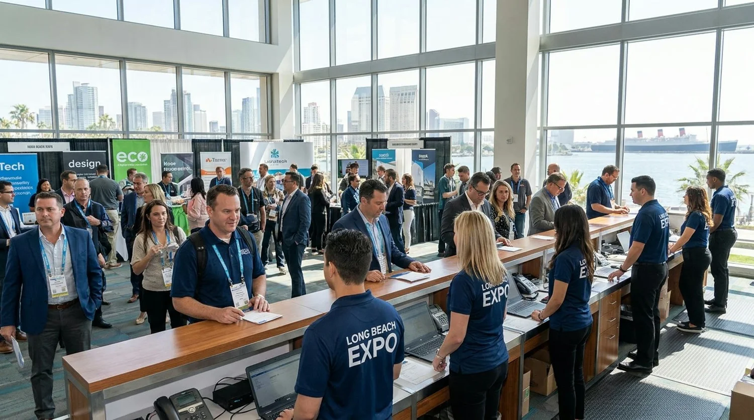 Event staffing and convention setup in Long Beach