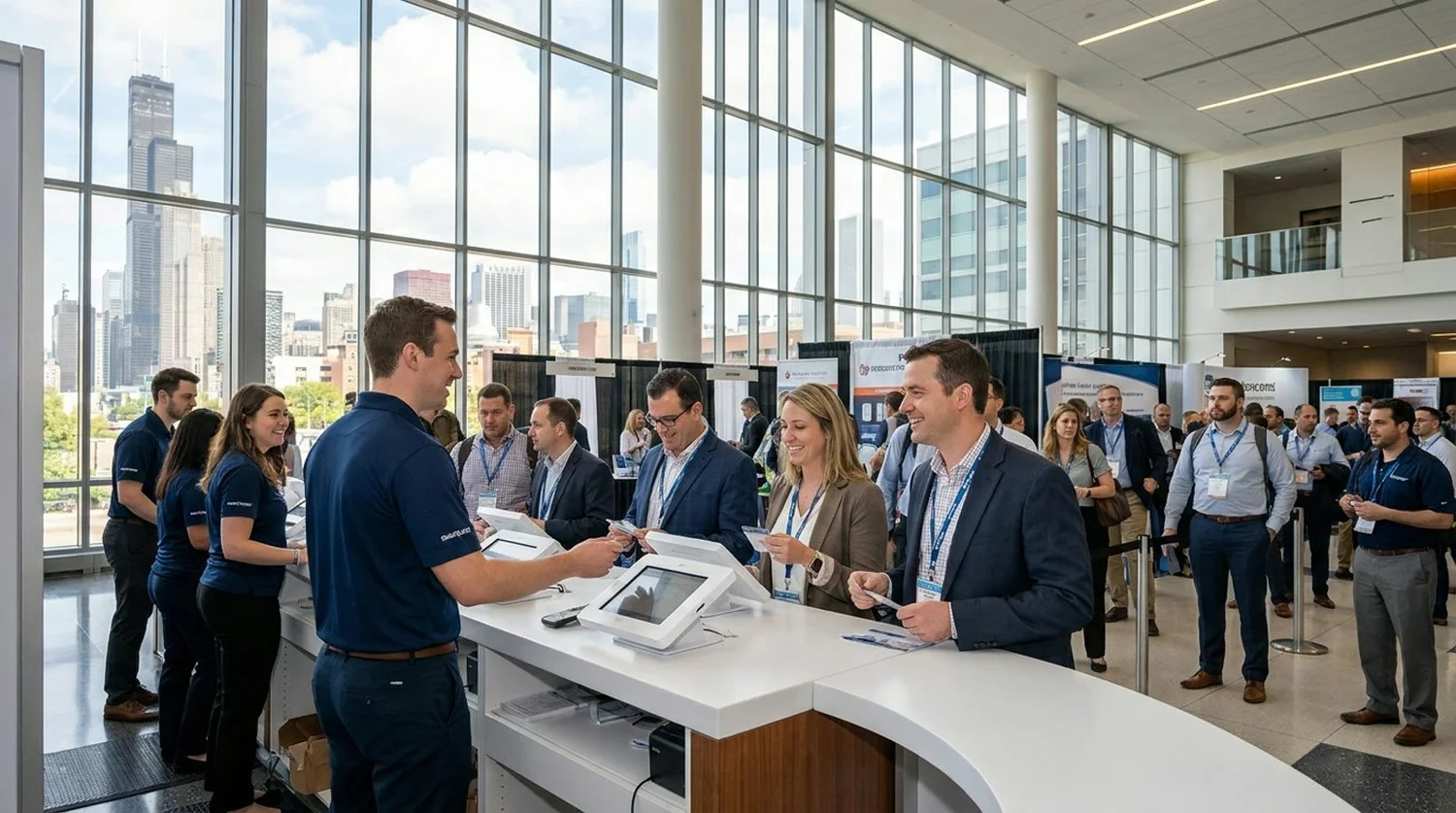 Event staffing and convention setup in Chicago