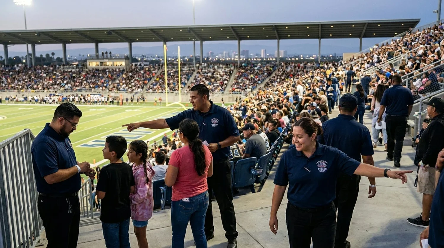 Large event venue requiring professional staffing in Oxnard
