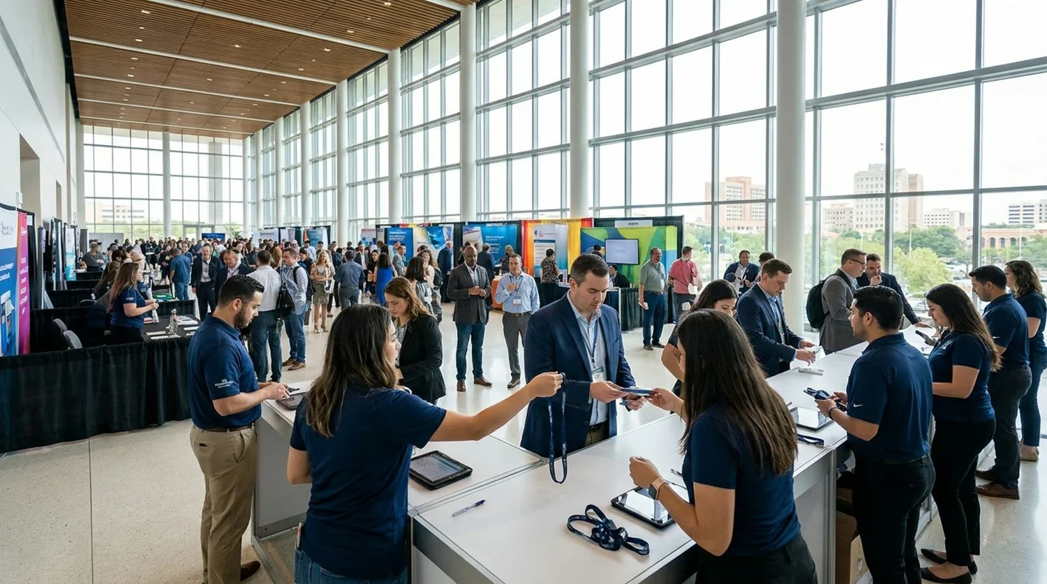 Event staffing and convention setup in Brownsville