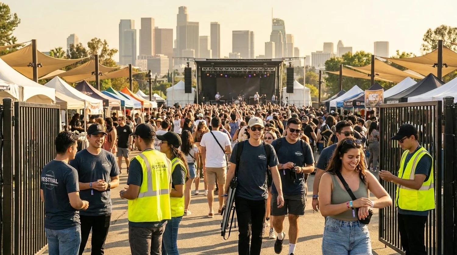 Diverse event types requiring staffing in Glendale Ca