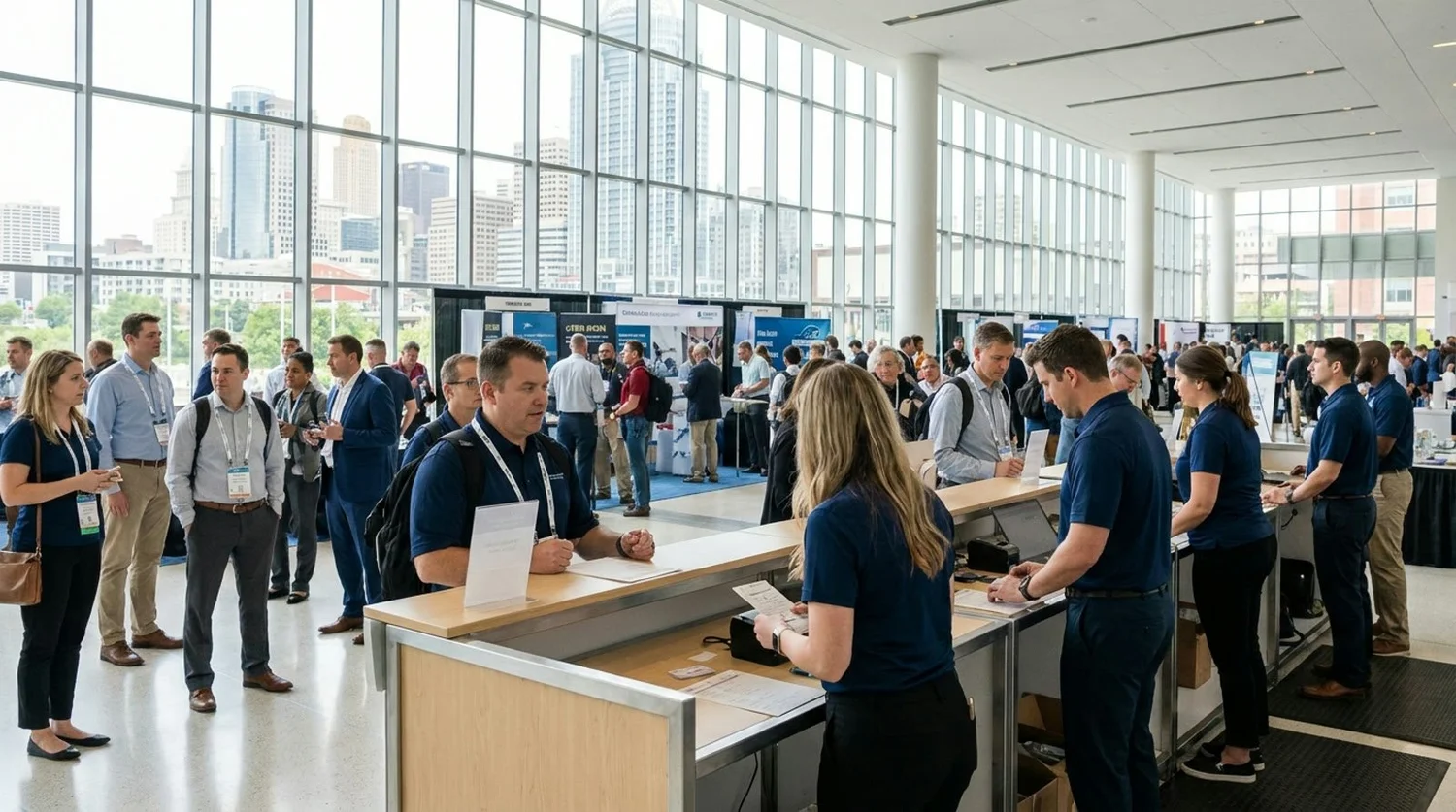 Event staffing and convention setup in Cincinnati
