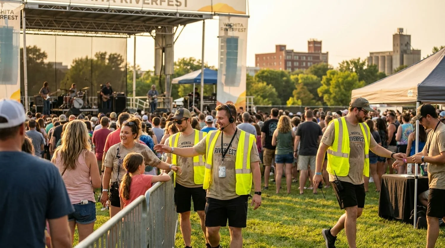 Diverse event types requiring staffing in Wichita