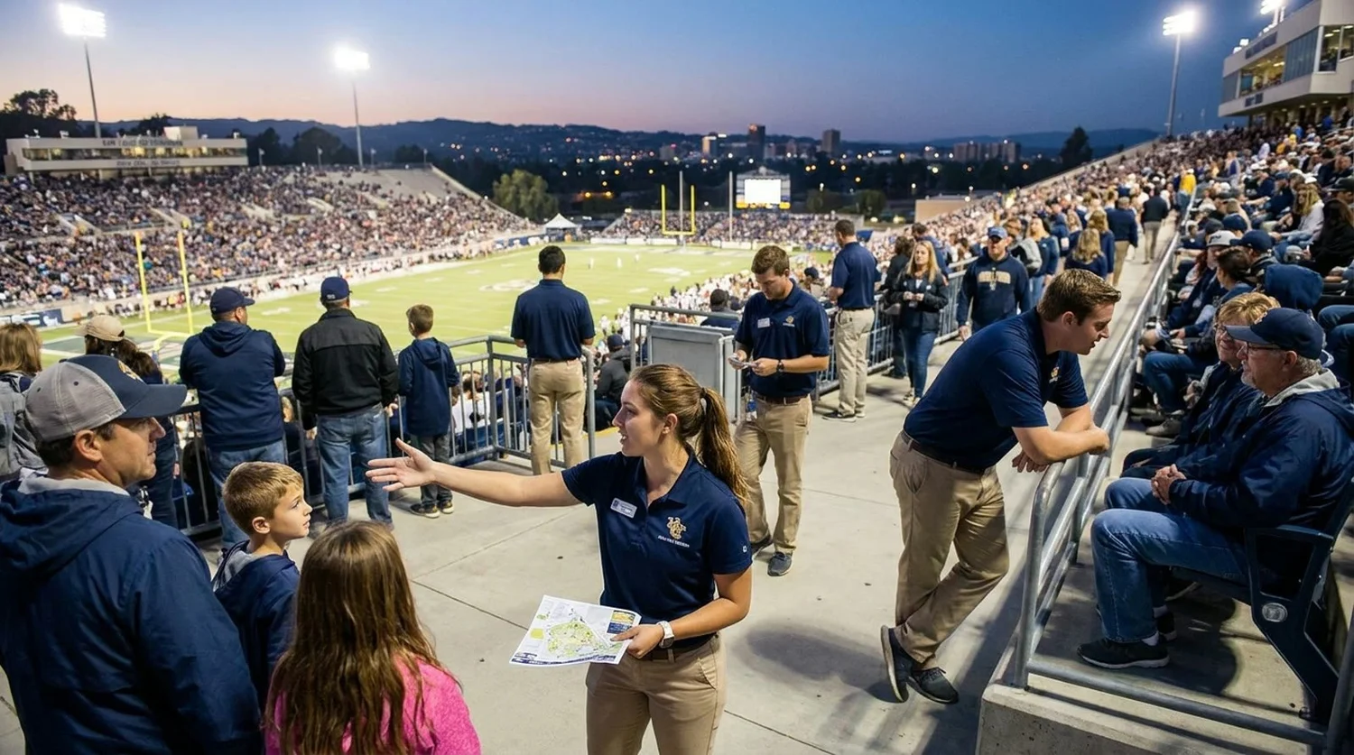 Large event venue requiring professional staffing in San Luis Obispo