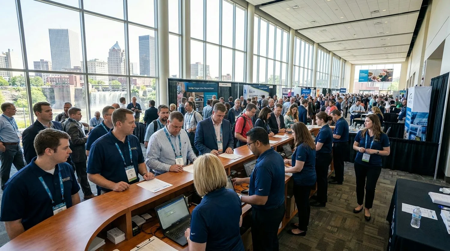 Event staffing and convention setup in Rochester