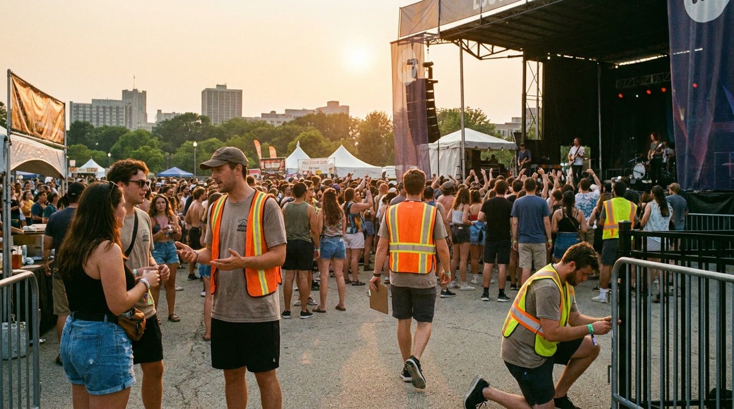 Diverse event types requiring staffing in Joliet
