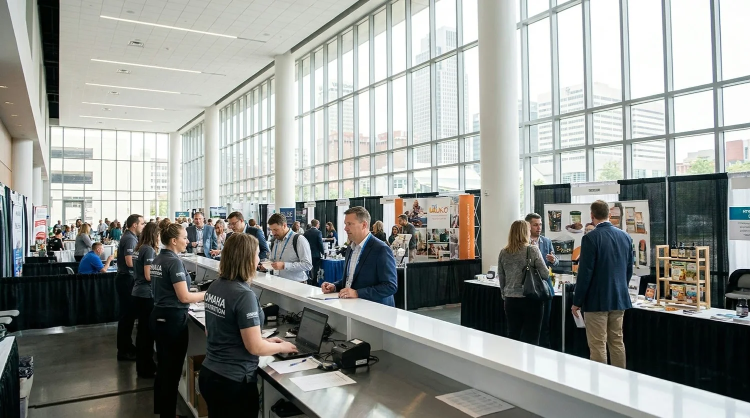 Event staffing and convention setup in Omaha