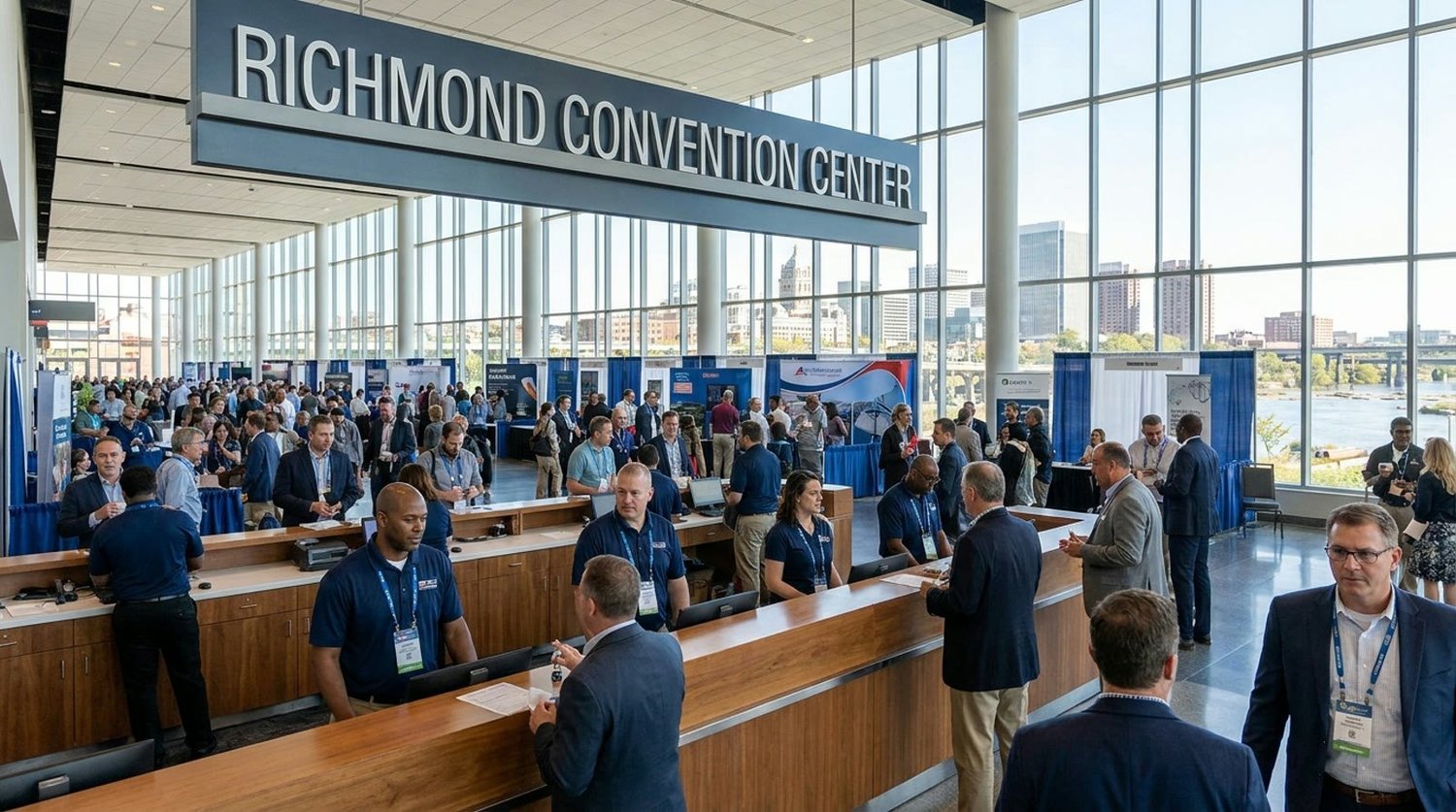 Event staffing and convention setup in Richmond