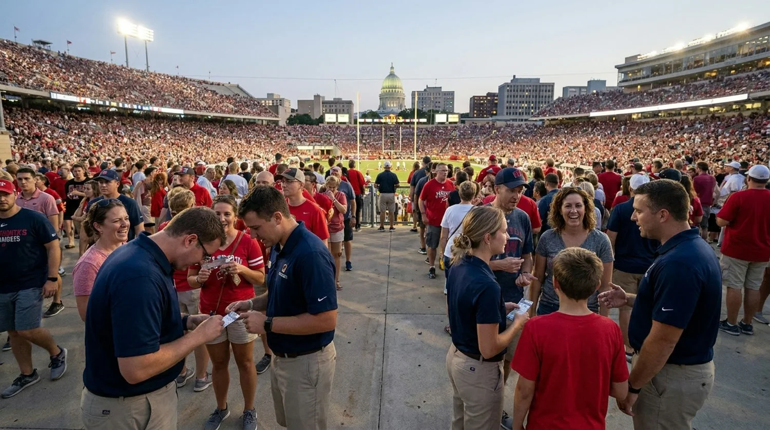 Large event venue requiring professional staffing in Madison