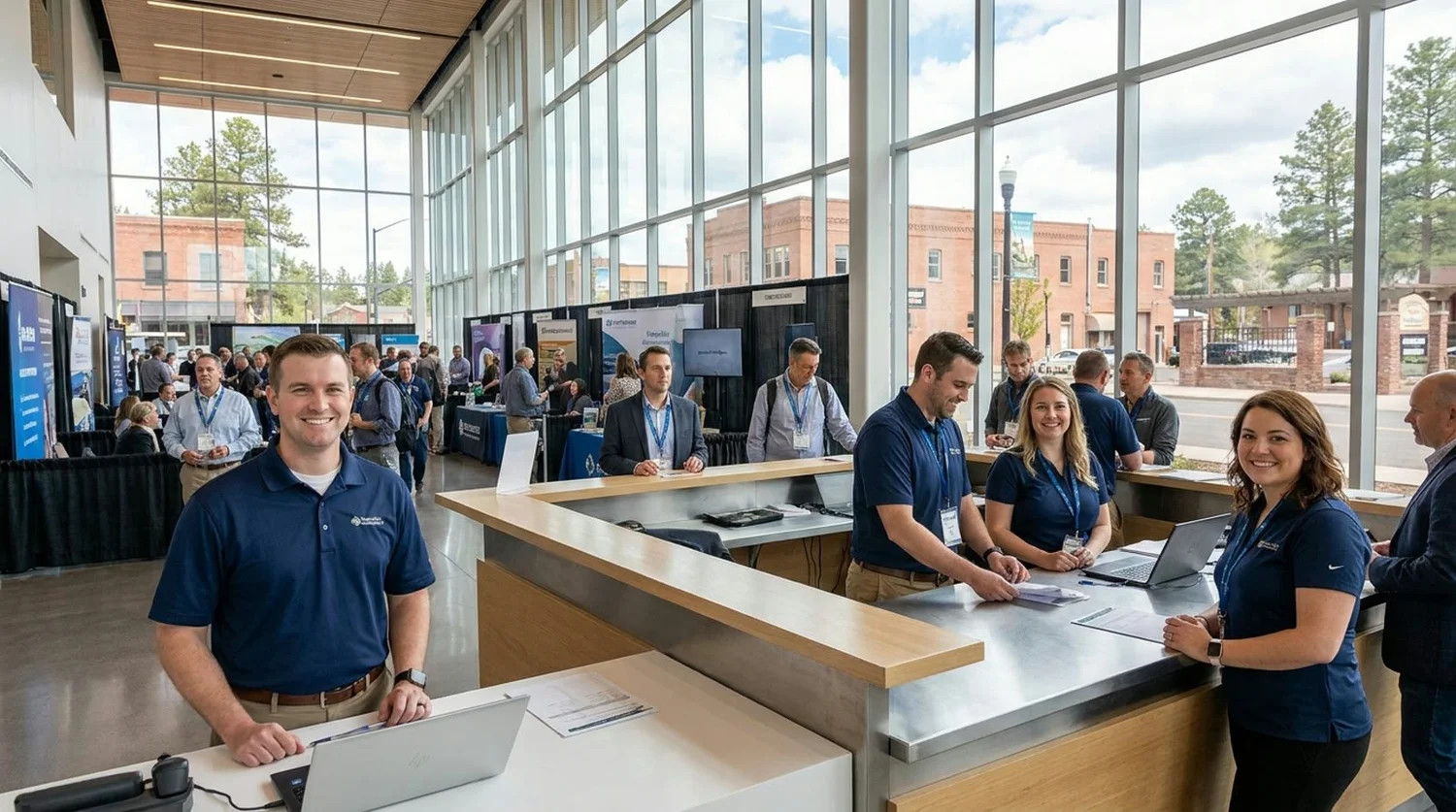 Event staffing and convention setup in Flagstaff