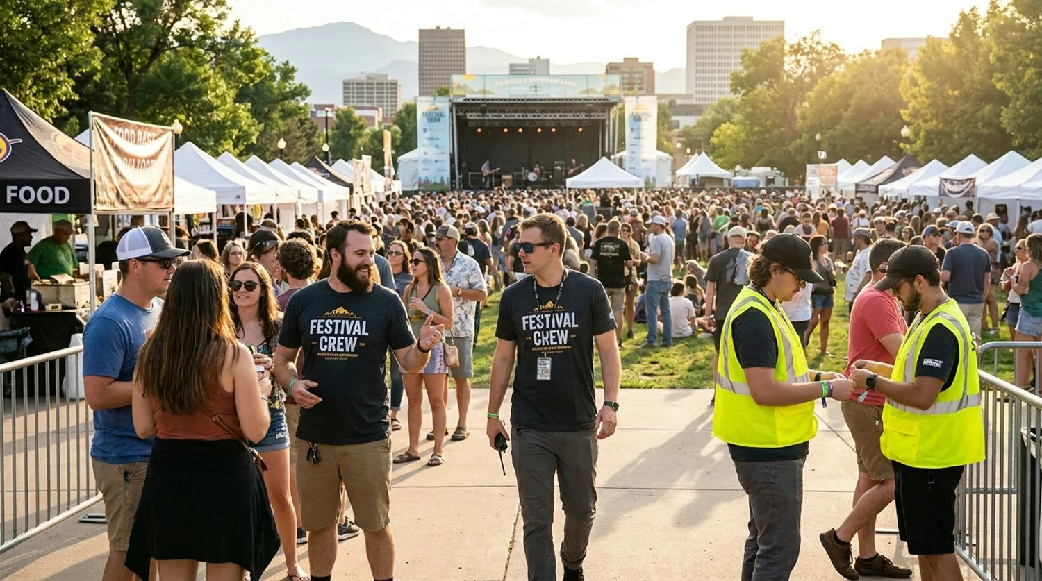 Diverse event types requiring staffing in Colorado Springs