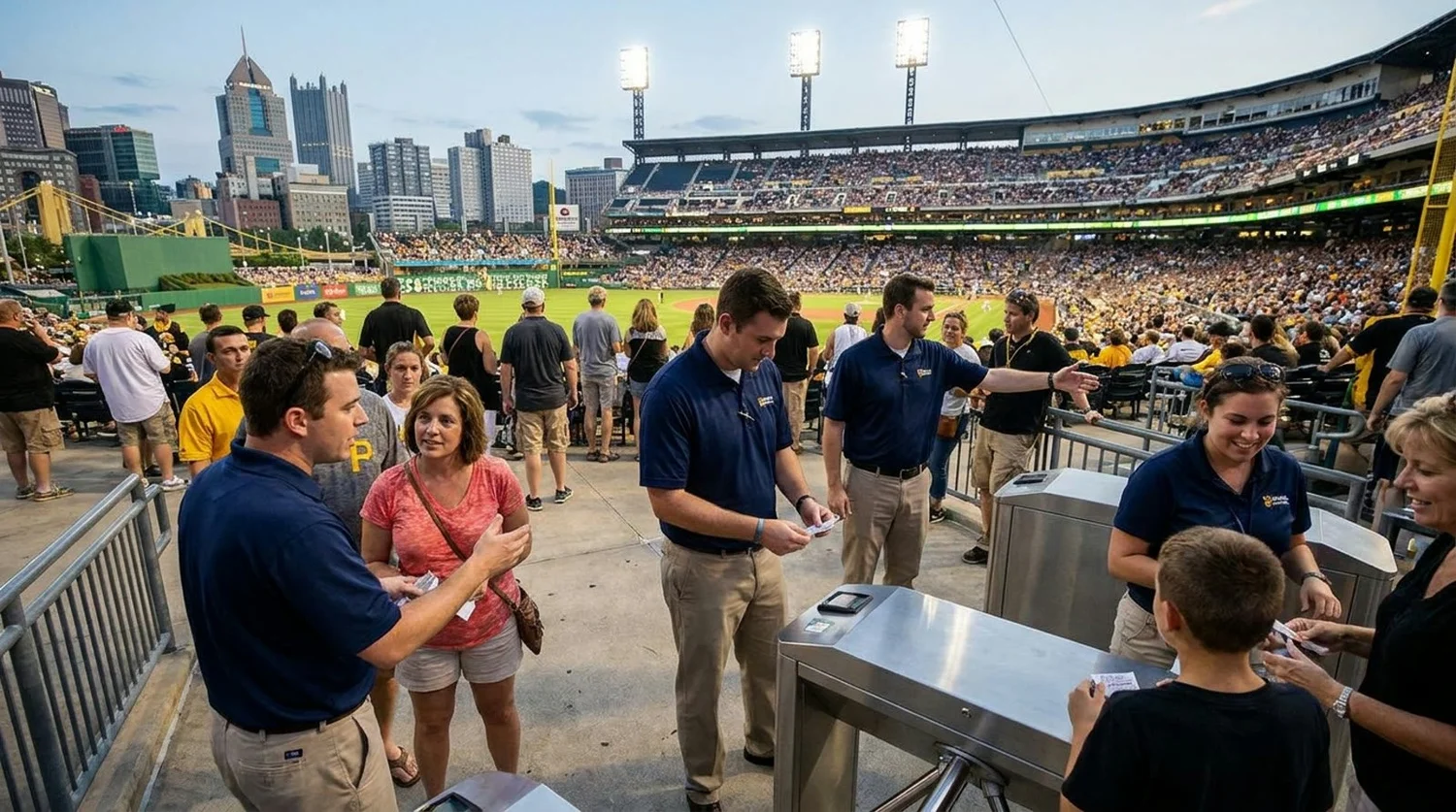 Large event venue requiring professional staffing in Pittsburgh