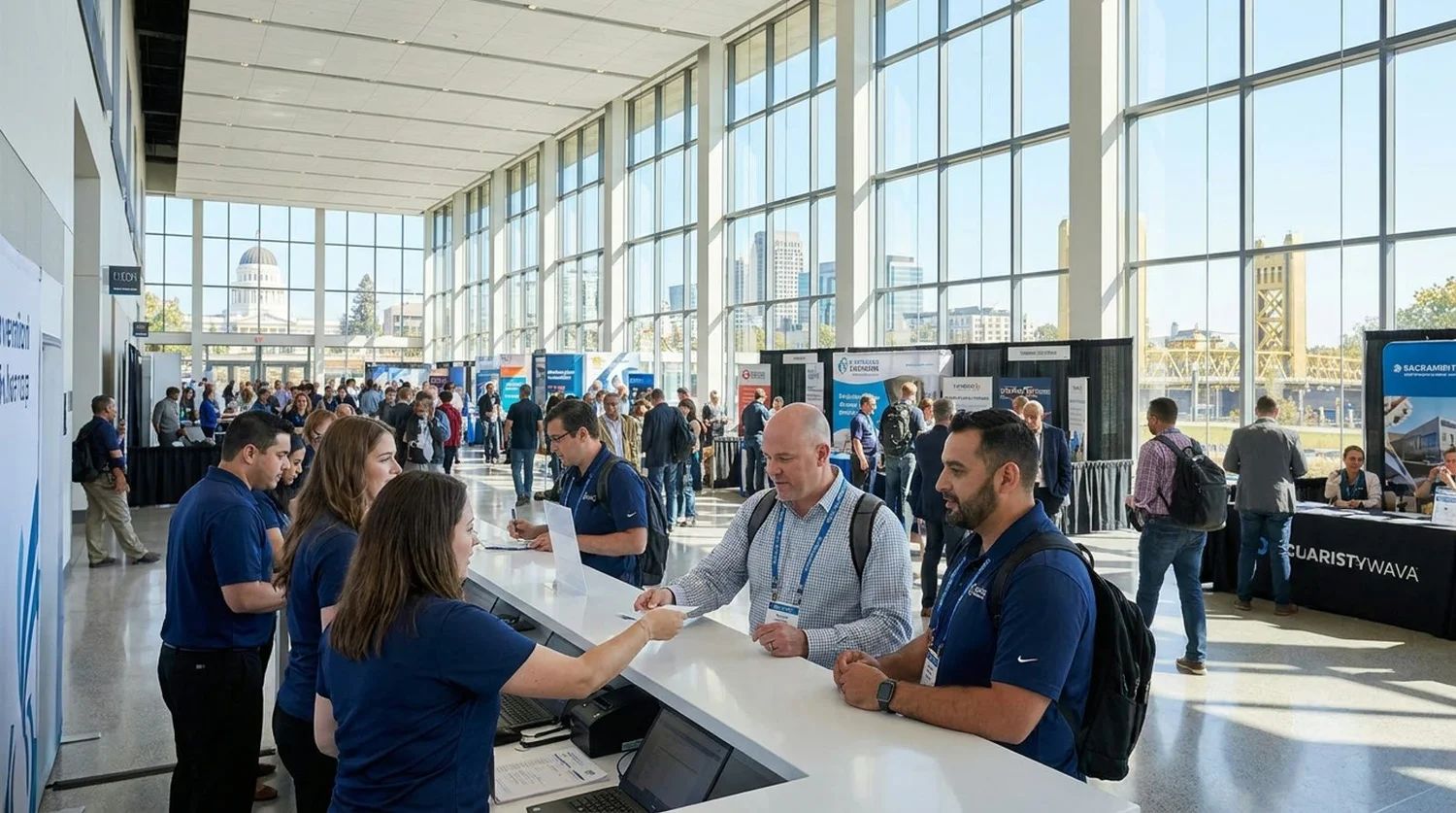 Event staffing and convention setup in Sacramento
