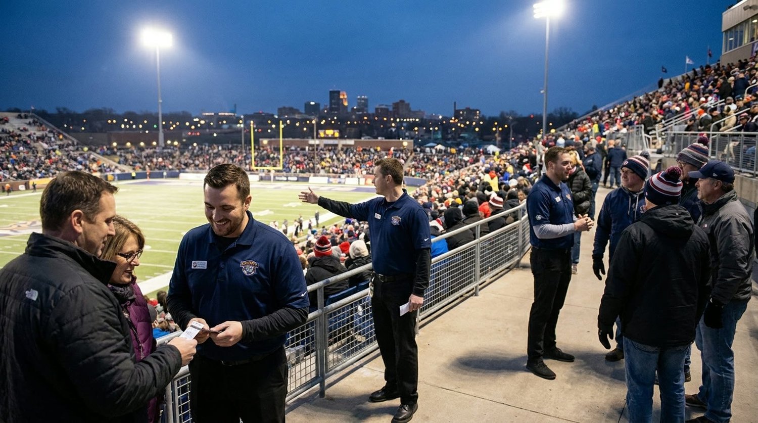 Large event venue requiring professional staffing in Mankato