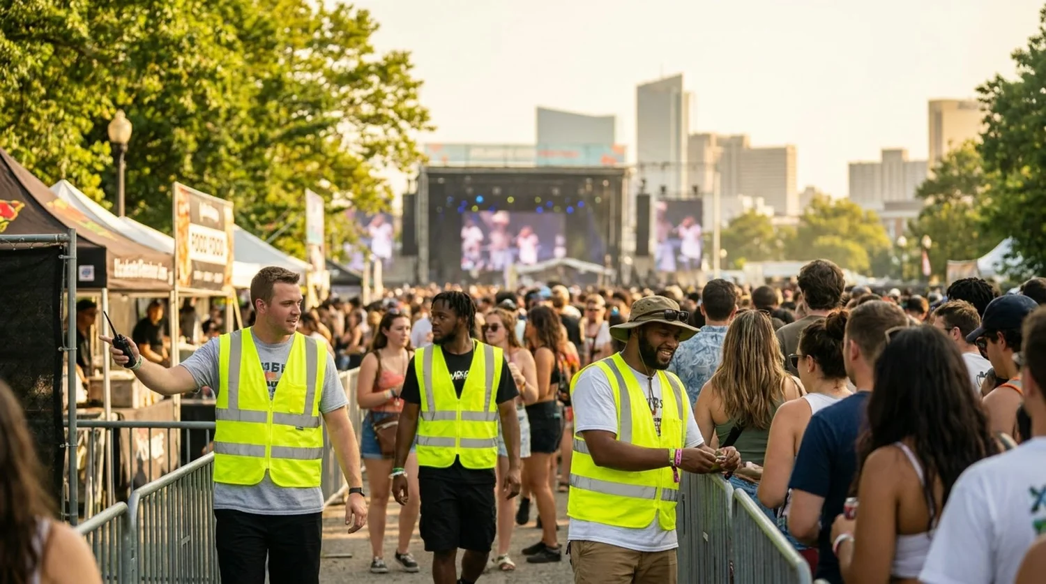 Diverse event types requiring staffing in Atlantic City