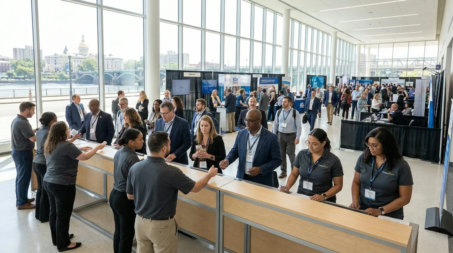 Event staffing and convention setup in Trenton