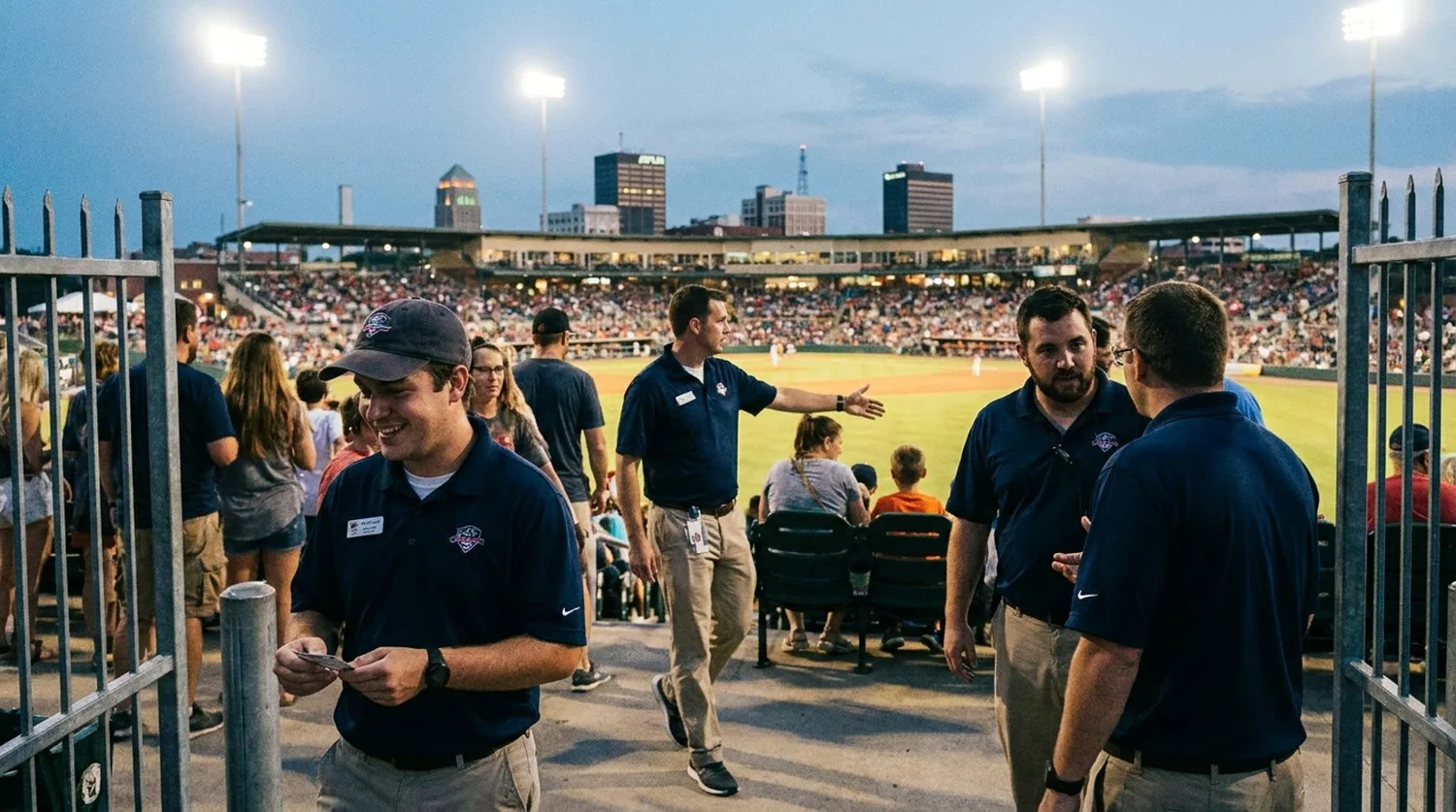 Large event venue requiring professional staffing in Joplin