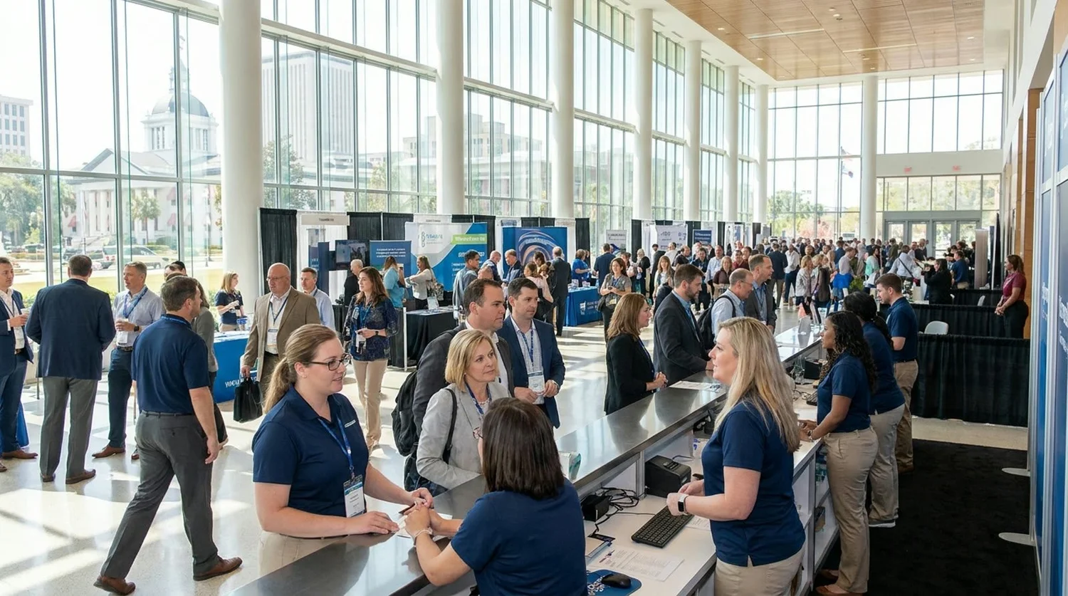 Event staffing and convention setup in Tallahassee