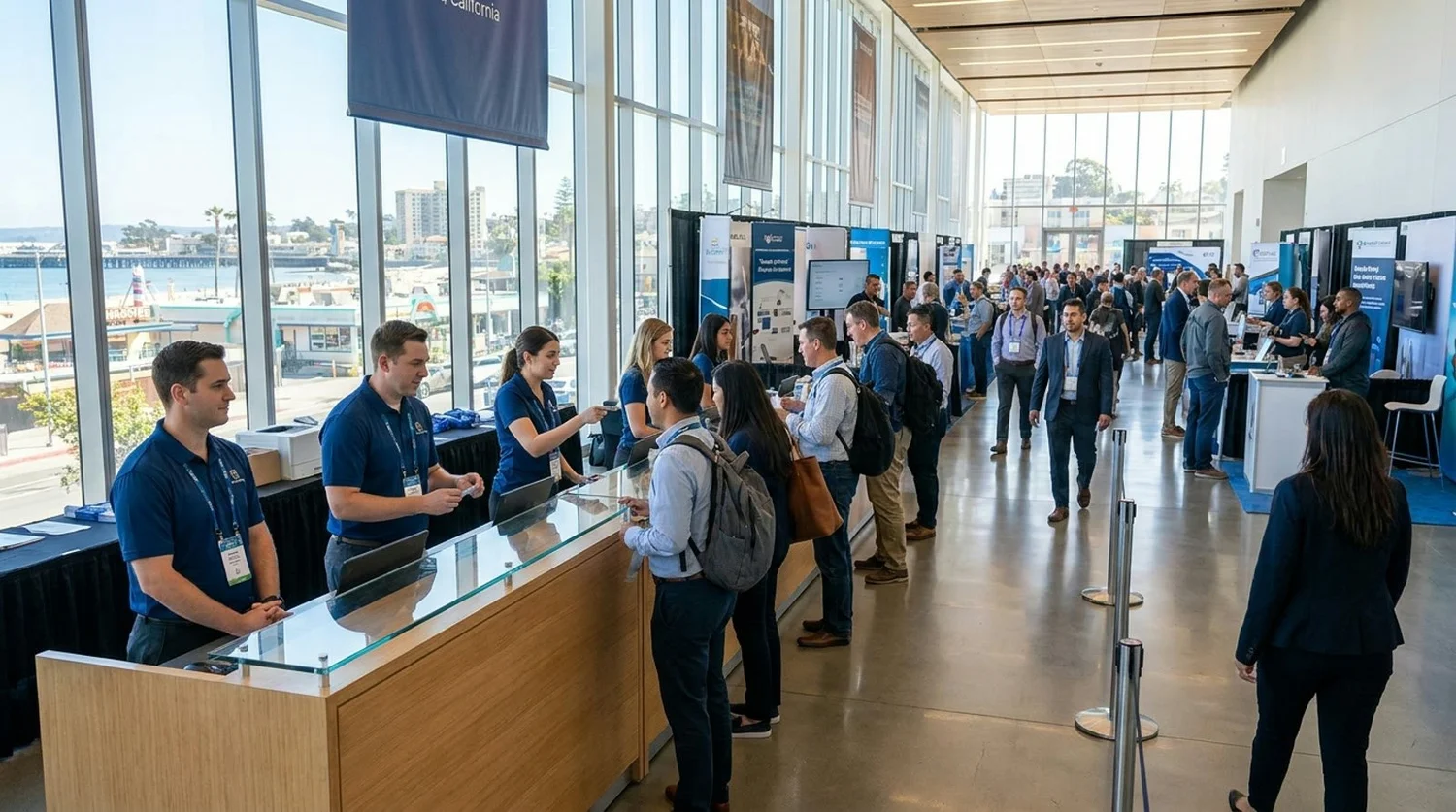 Event staffing and convention setup in Santa Cruz
