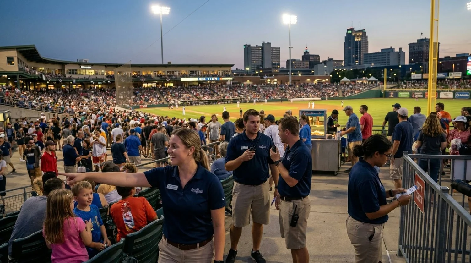 Large event venue requiring professional staffing in Fort Wayne