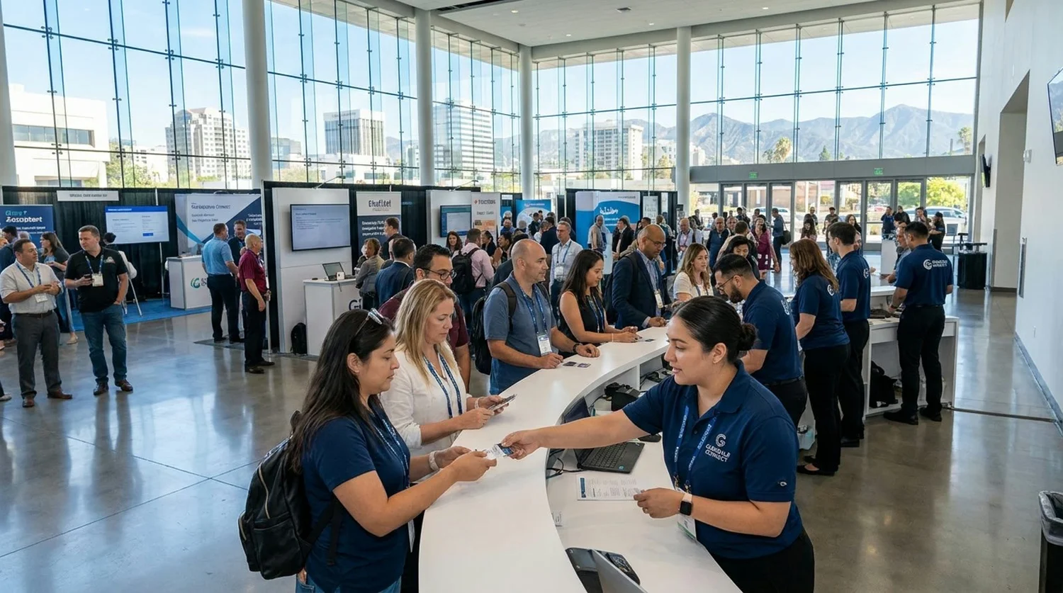 Event staffing and convention setup in Glendale Ca