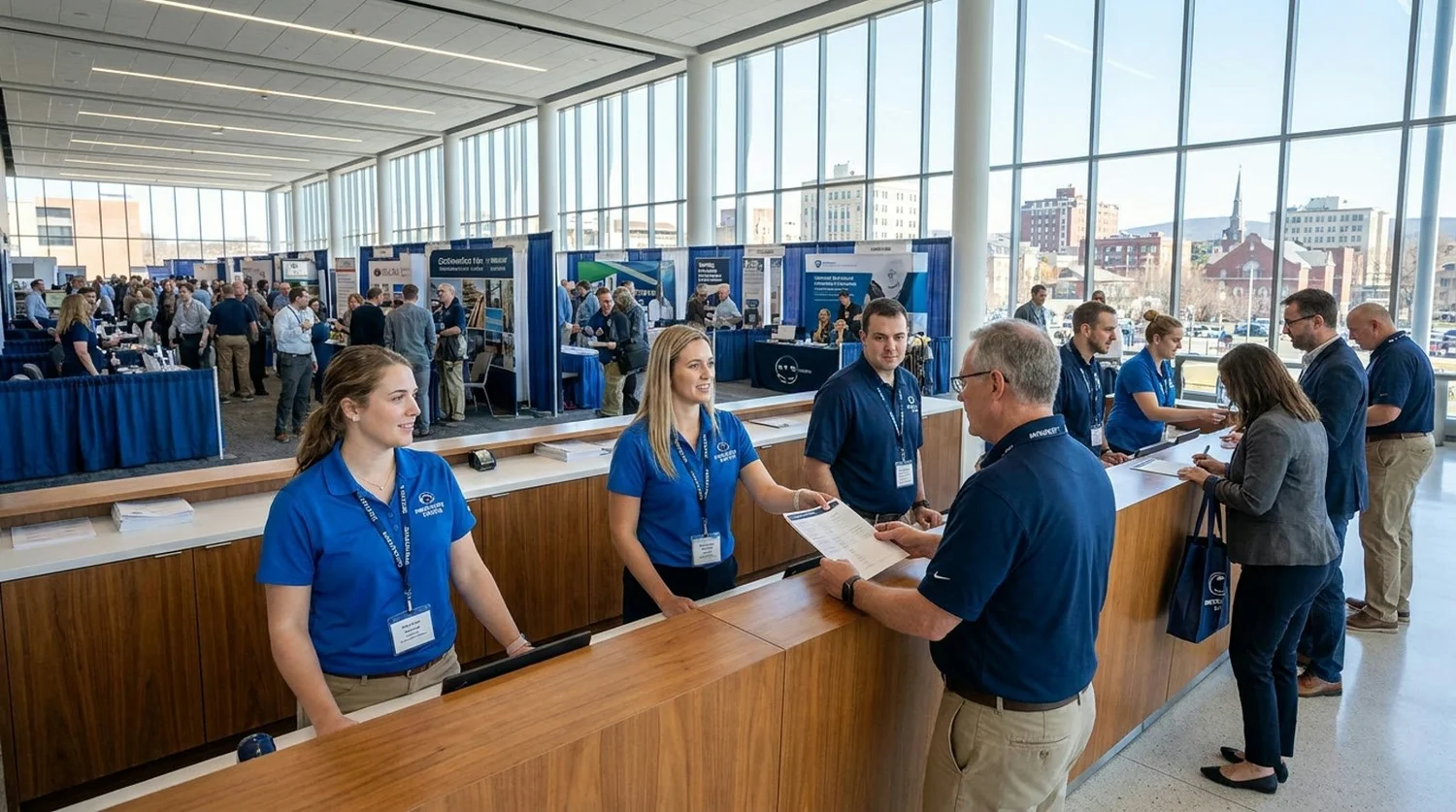 Event staffing and convention setup in State College