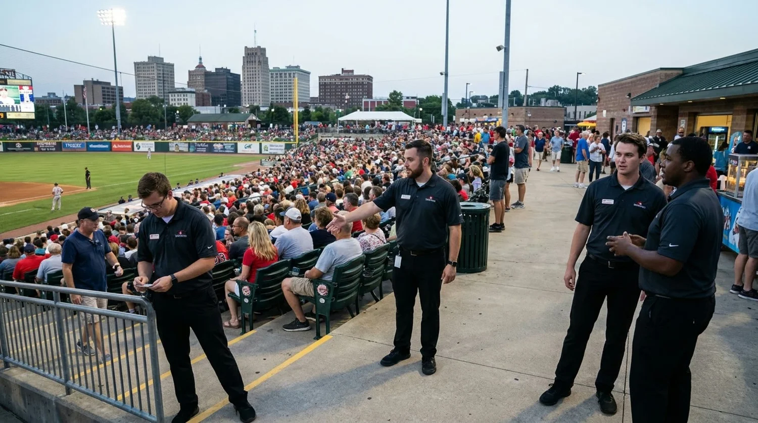 Large event venue requiring professional staffing in Youngstown