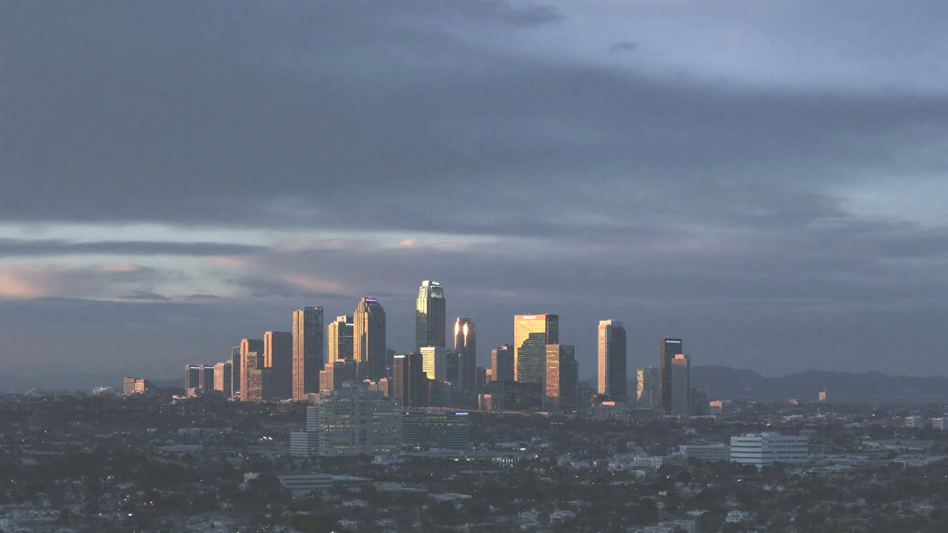Downtown Phoenix skyline at dusk
