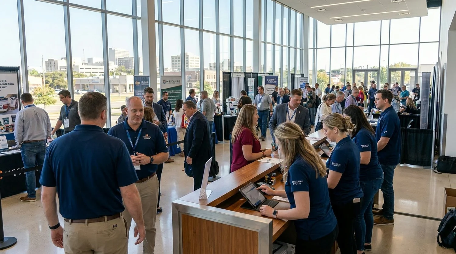 Event staffing and convention setup in Mesquite