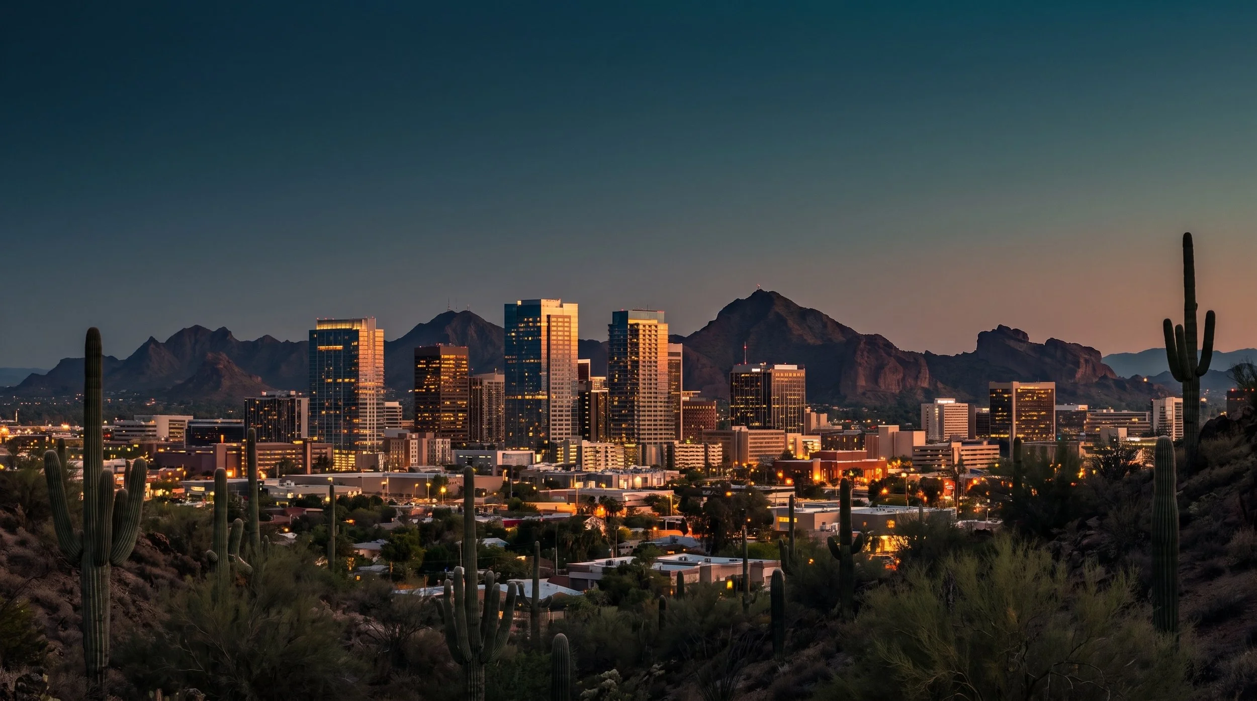Phoenix, AZ skyline