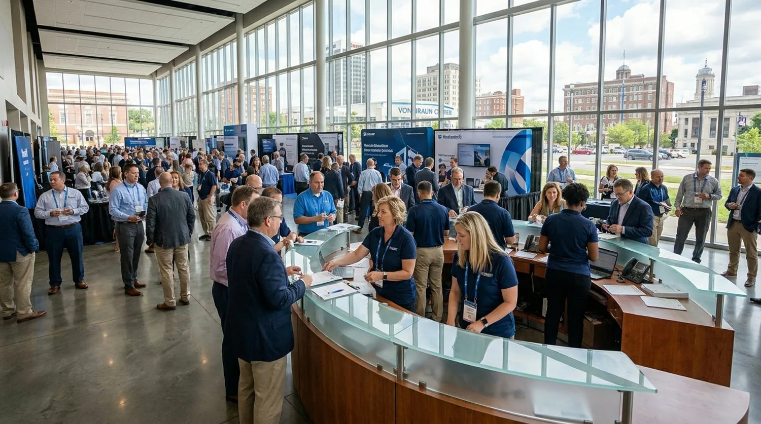 Event staffing and convention setup in Huntsville