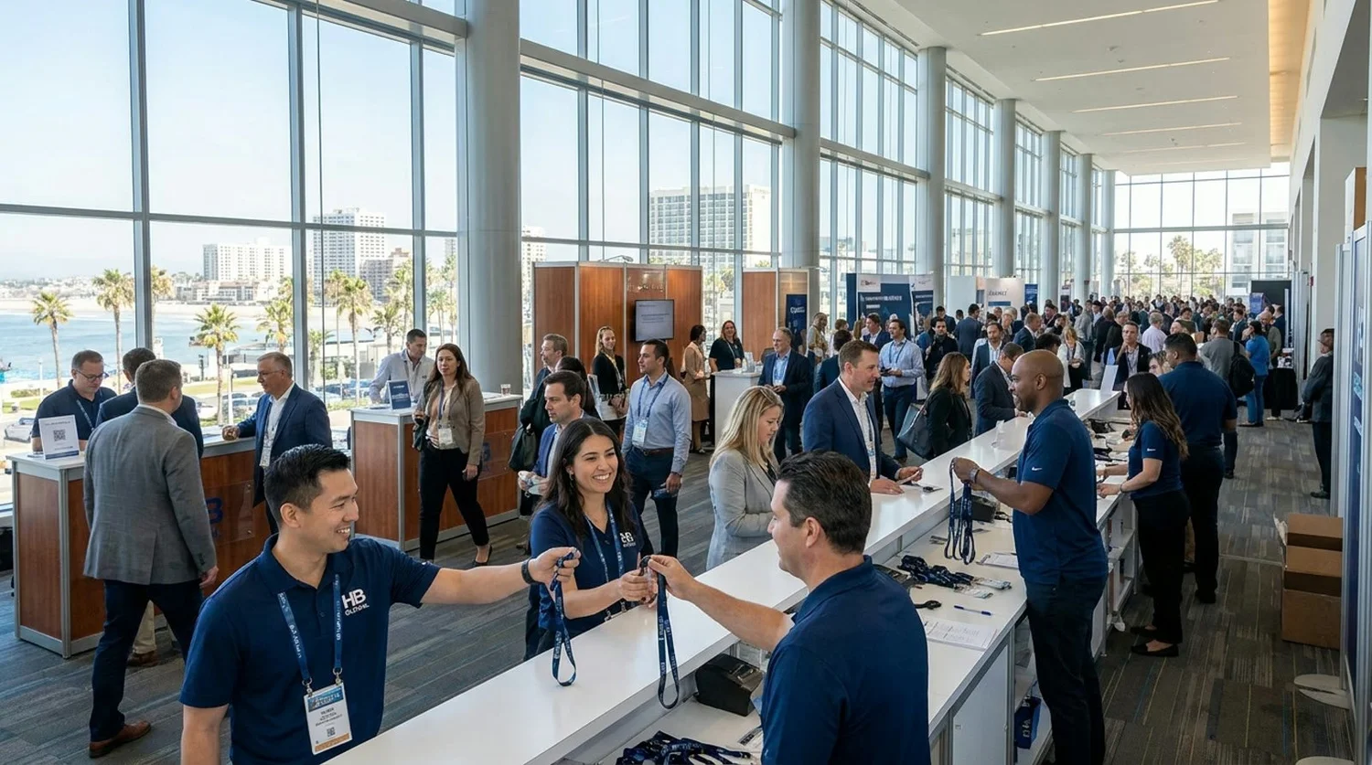 Event staffing and convention setup in Huntington Beach