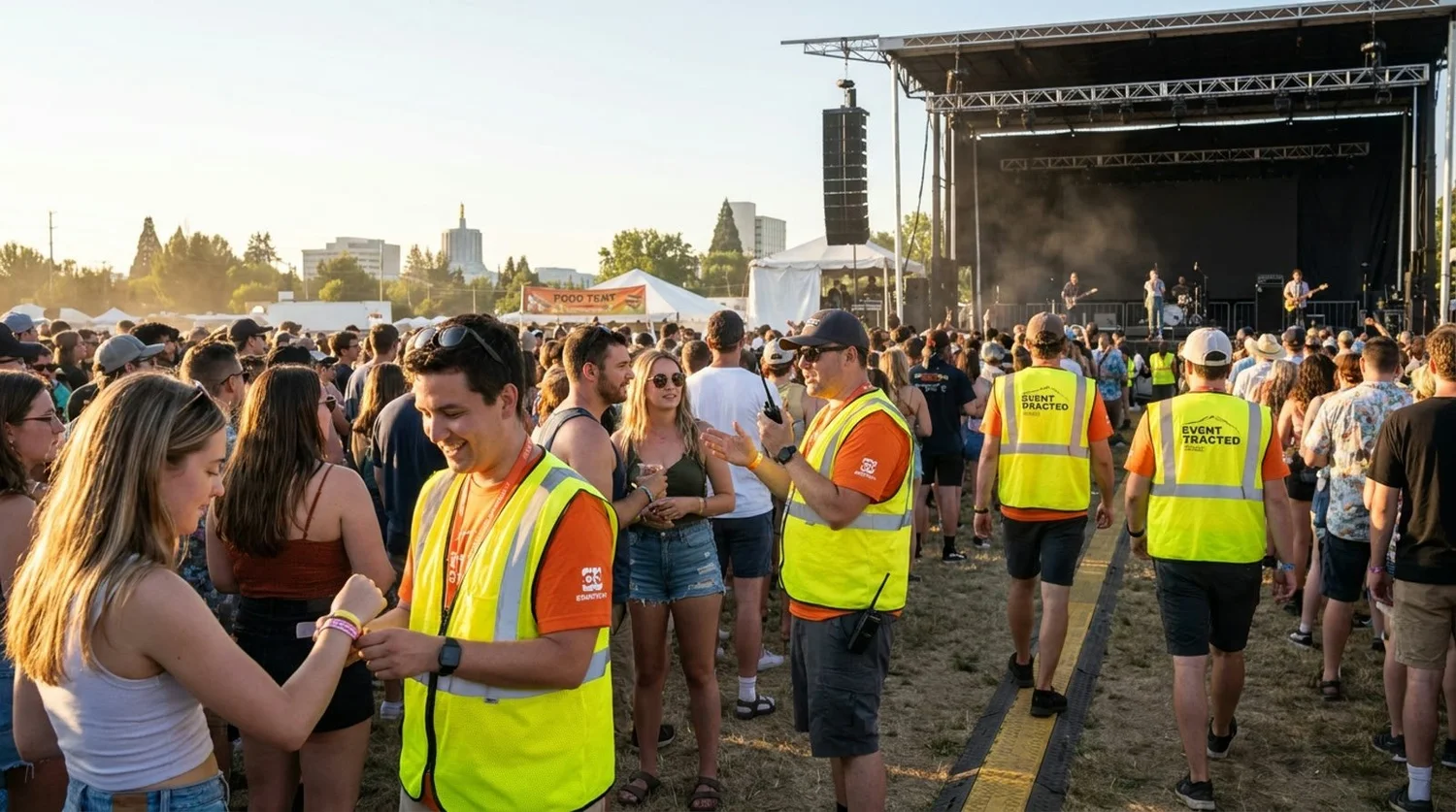 Diverse event types requiring staffing in Salem