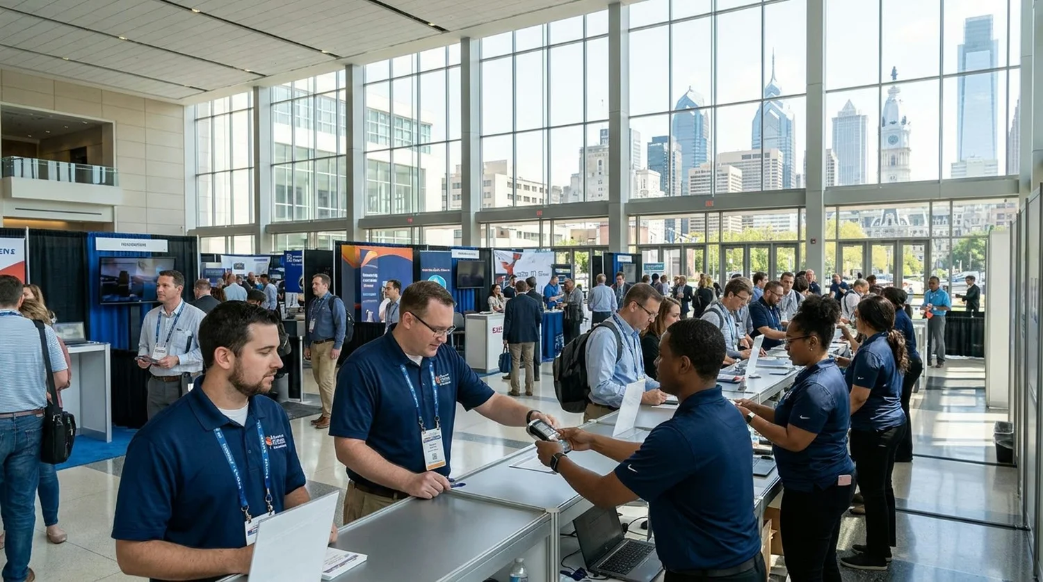 Event staffing and convention setup in Philadelphia