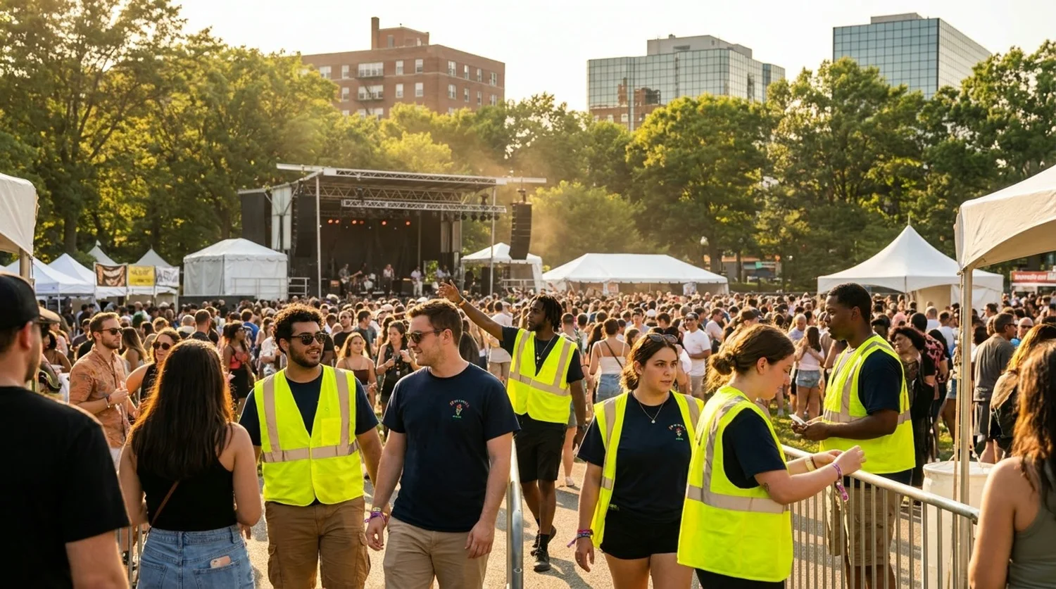 Diverse event types requiring staffing in White Plains