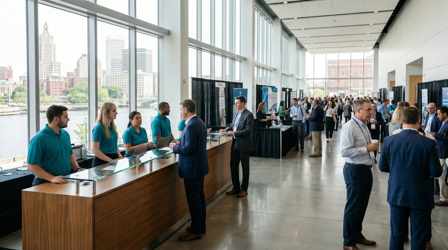 Event staffing and convention setup in Providence