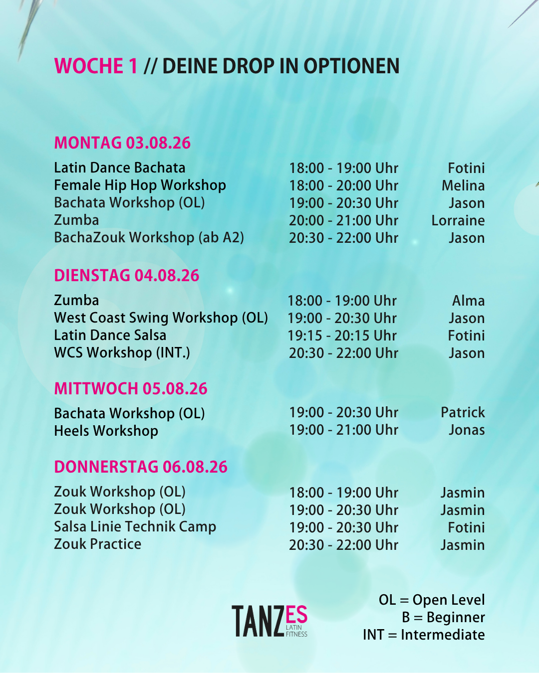 Sommerferienprogramm – Seite 1
