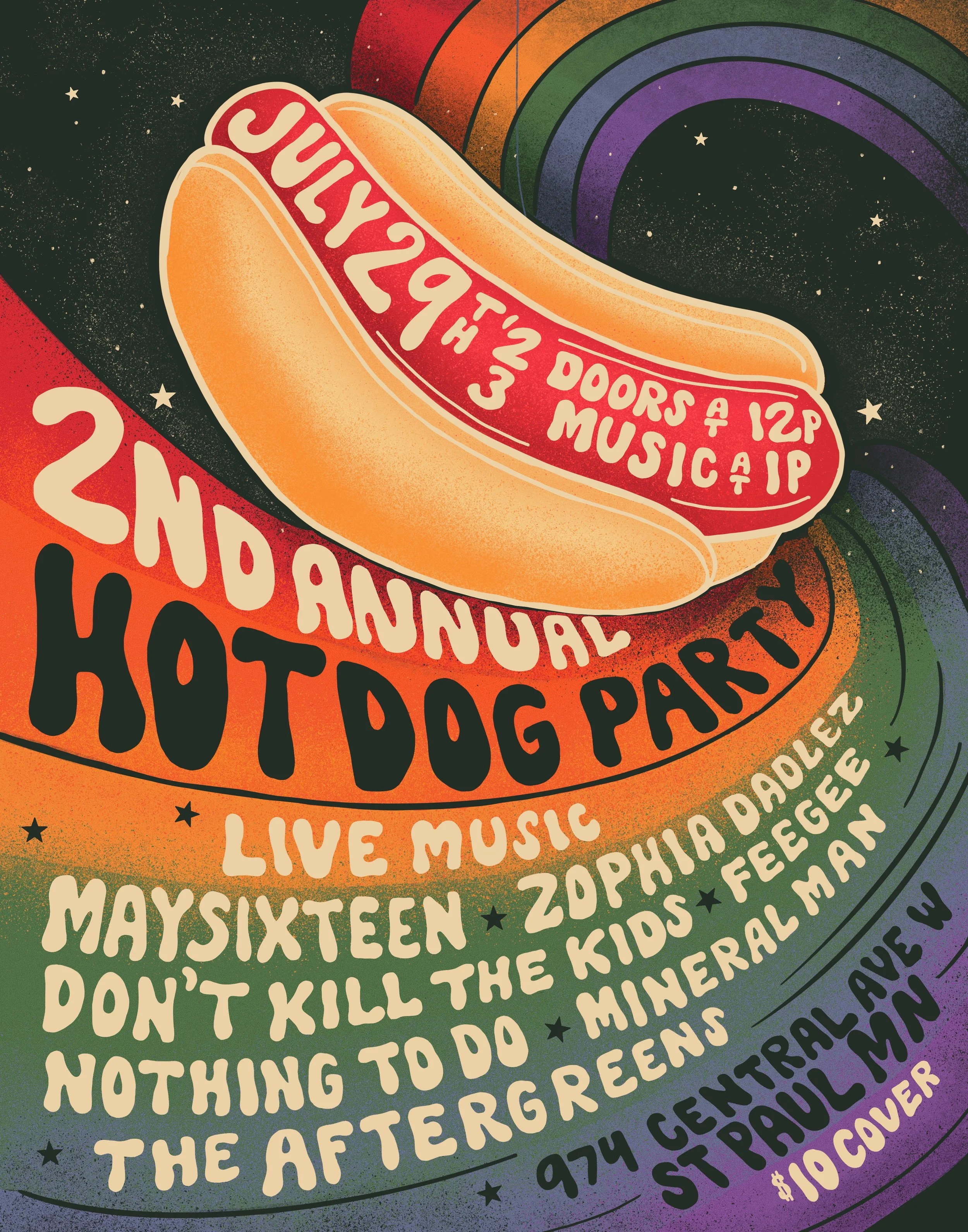 hot dog poster 2023