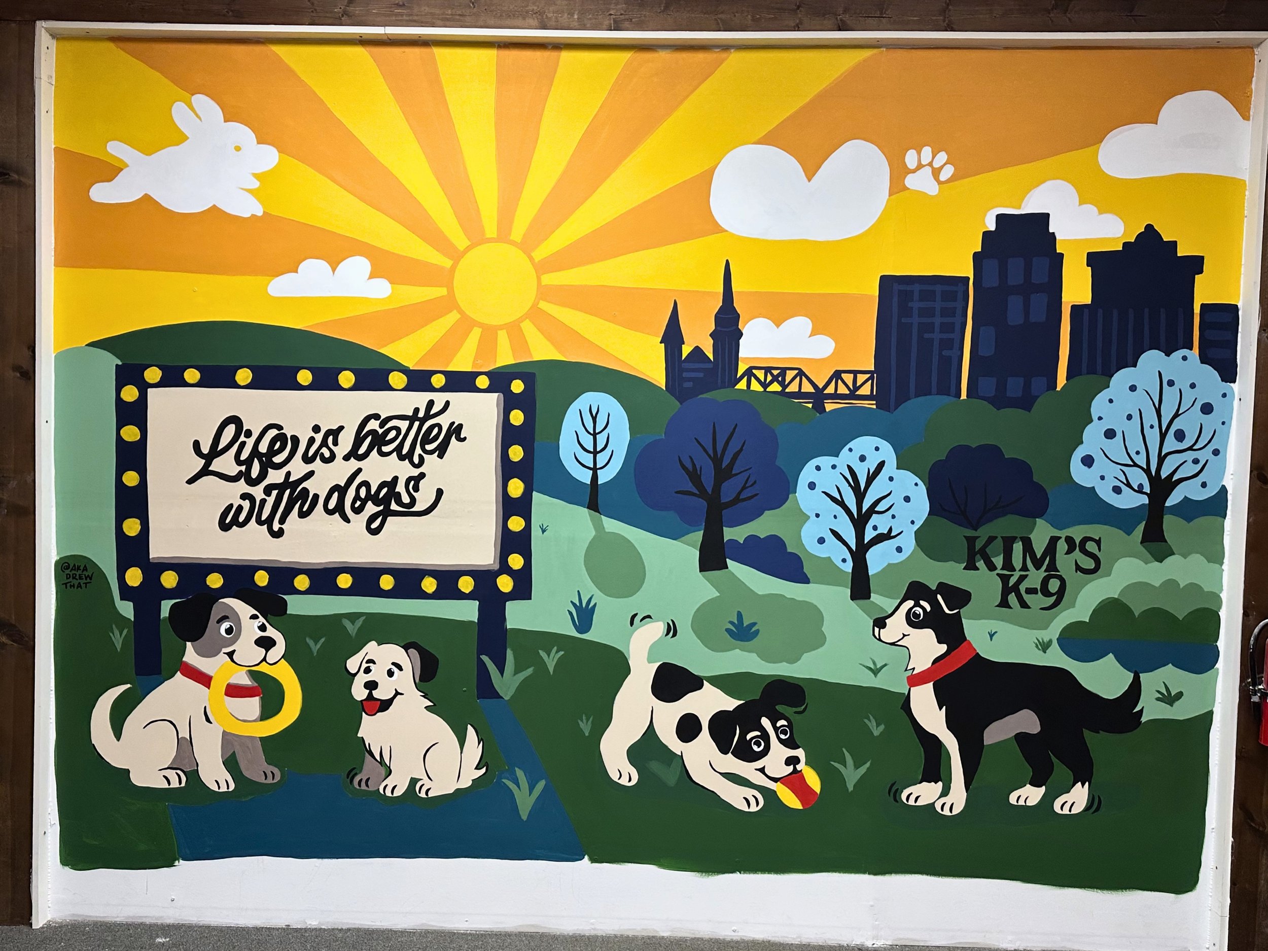 Kim's K9 mural