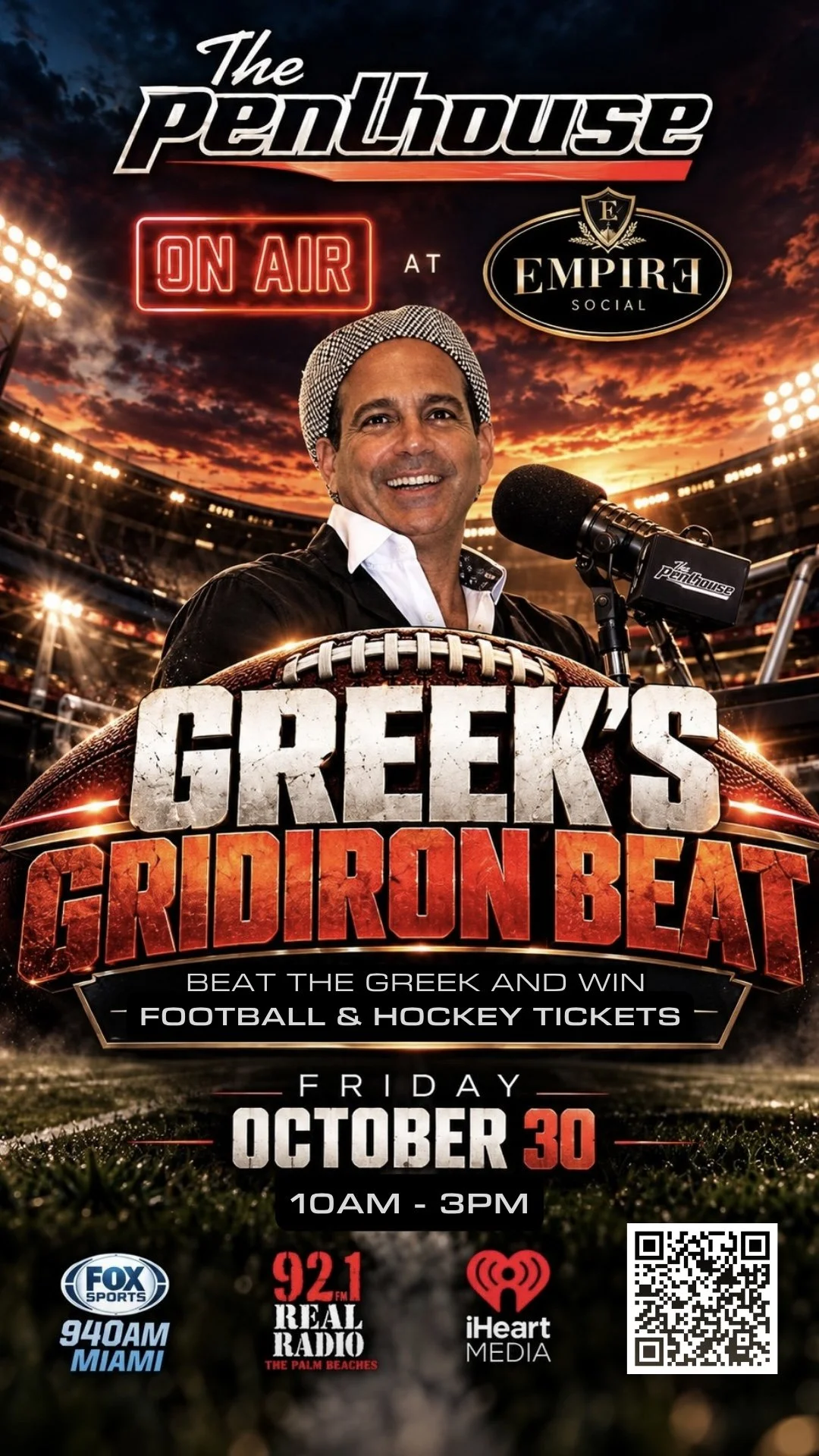 Greek's Gridiron Beat Live at Empire Social Lounge
