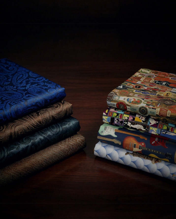 Jacquard fabrics and lining options